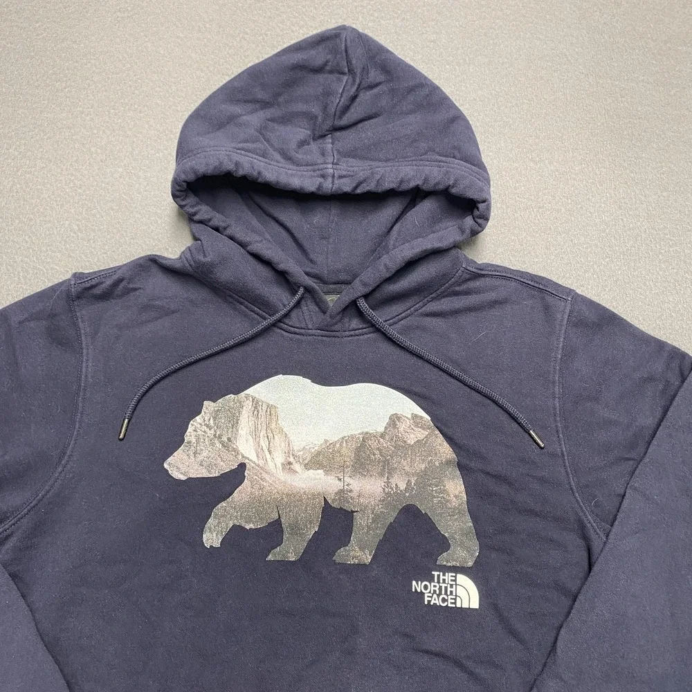 The North Face Hoodie Mens Medium Bear Yosemite Pullover Sweatshirt‎ Outdoors